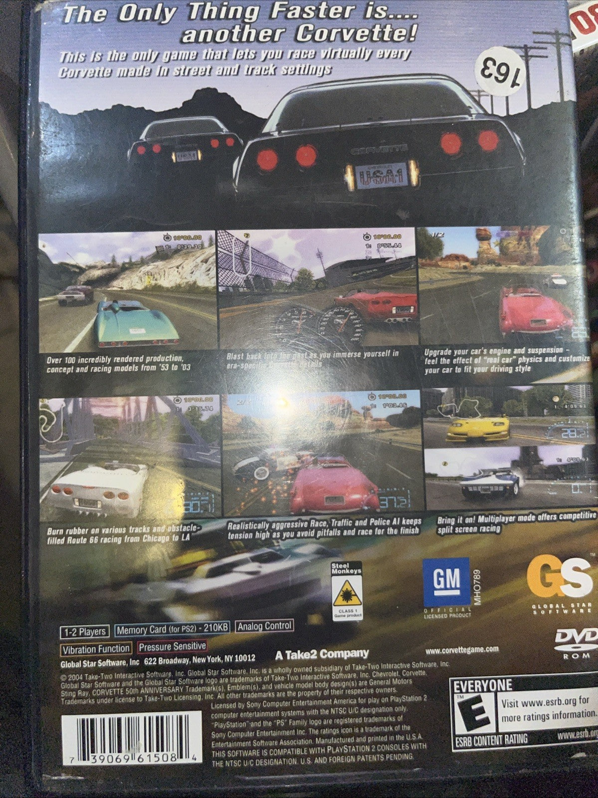 Corvette (Sony PlayStation 2, 2004) Tested. See Pics