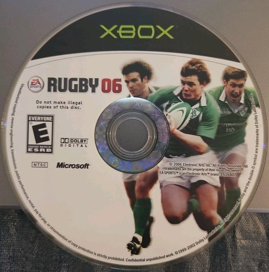 Rugby 06 (Original XBOX) TESTED. DISC ONLY