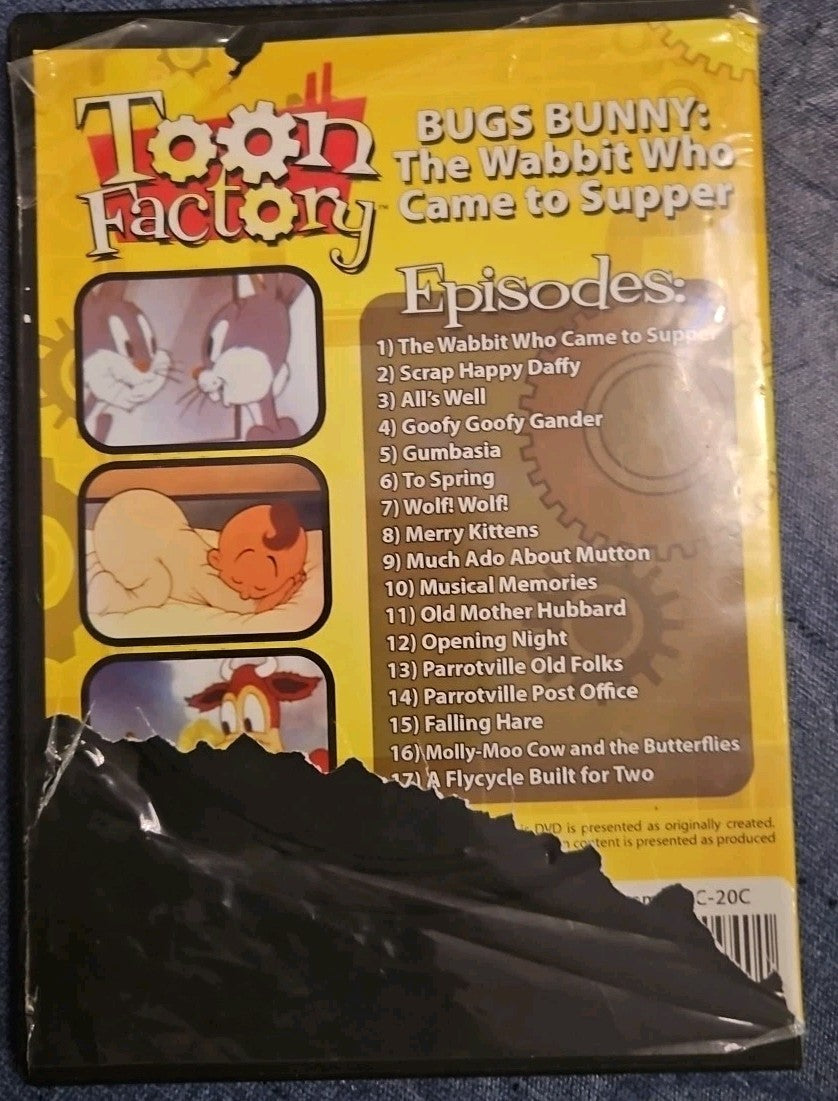 Toon Factory Bugs Bunny the Wabbit Who Came to Supper(animated) 2 Hours