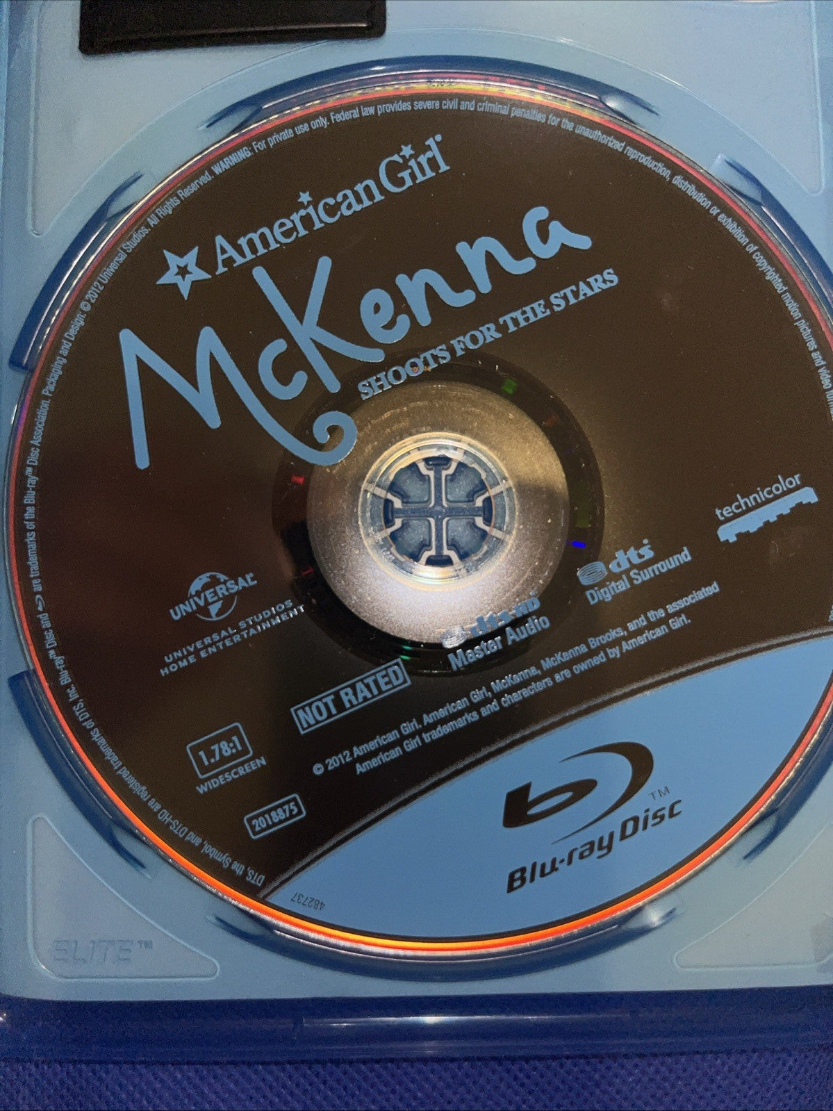 An American Girl: Mckenna Shoots for the Stars (Blu-ray + DVD) See Pics