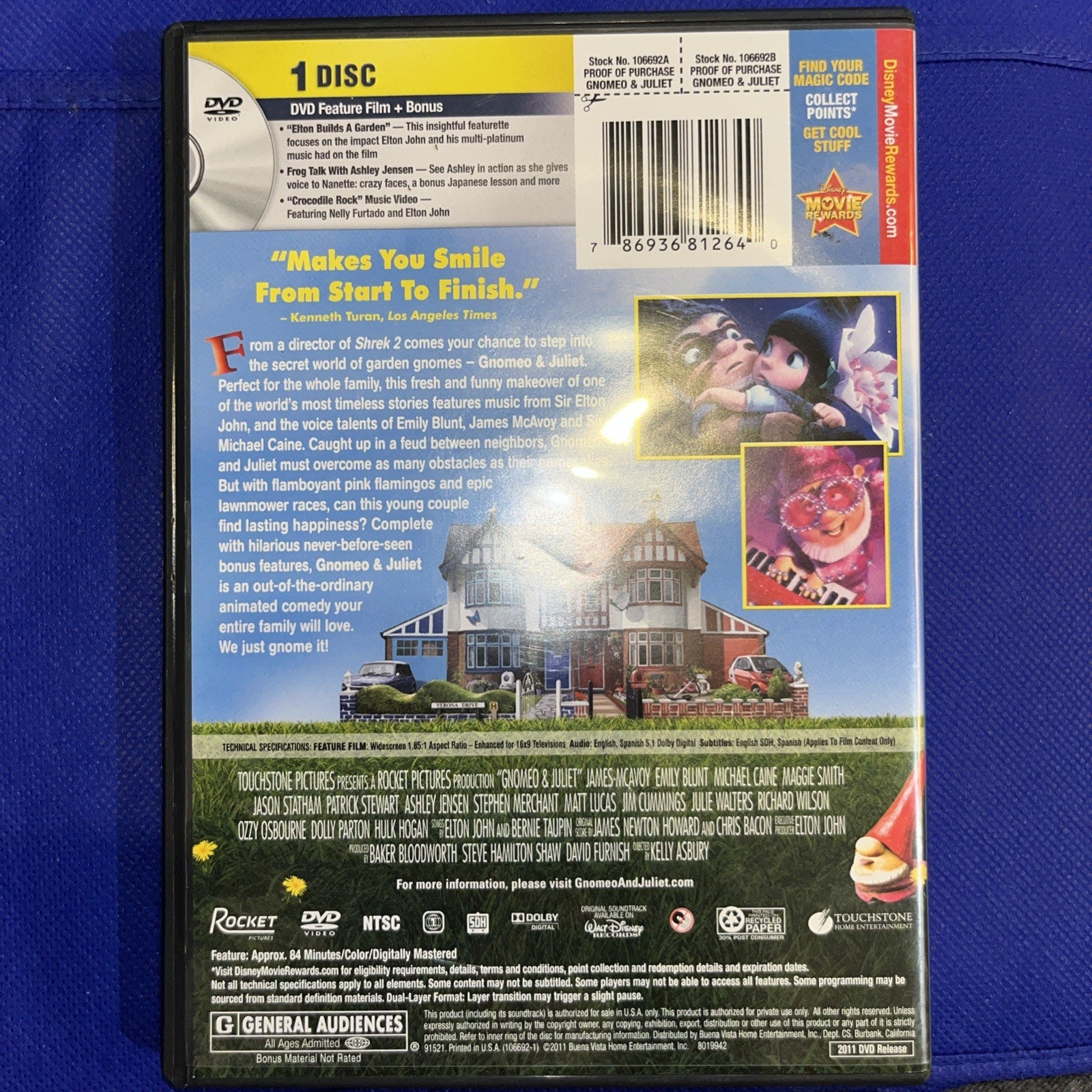 Gnomeo & Juliet (DVD, 2011)