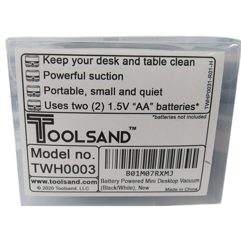 Toolsand TWH0003 Battery Powered Mini Desktop Vacuum