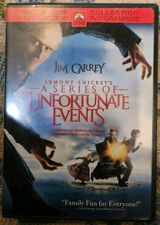 Lemony Snickets A Series of Unfortunate Events (DVD, 2010, Canadian) New Sealed