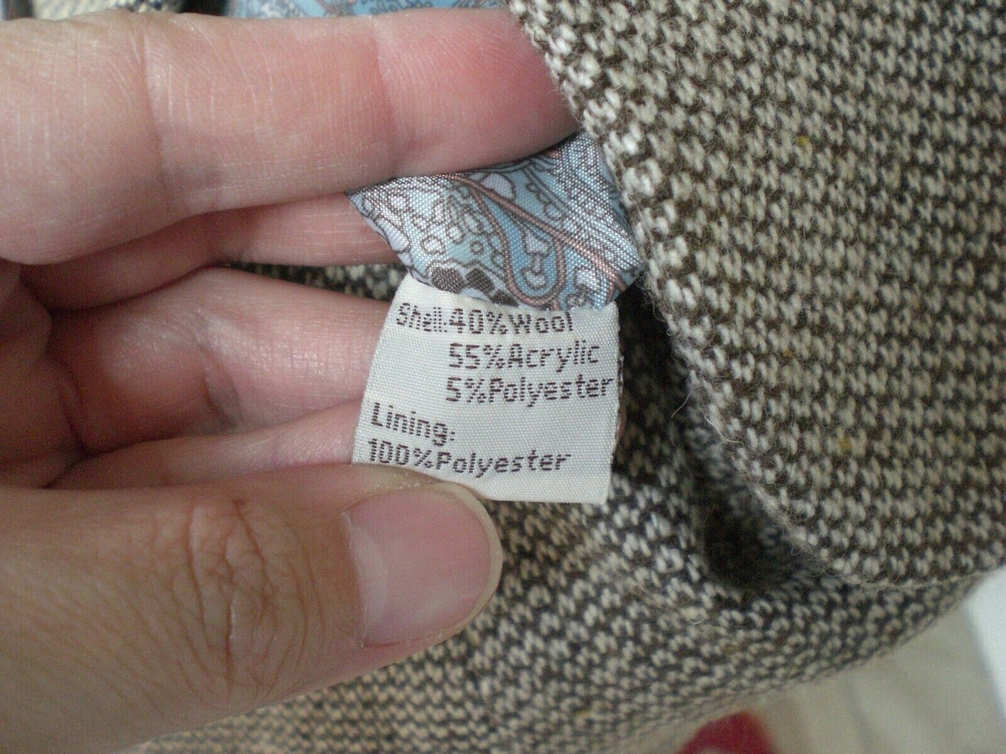 Maestro Anthropologie Tweed Women's Blazer Jacket MEDIUM