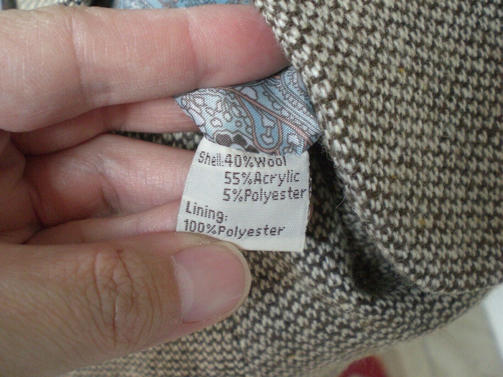 Maestro Anthropologie Tweed Women's Blazer Jacket MEDIUM