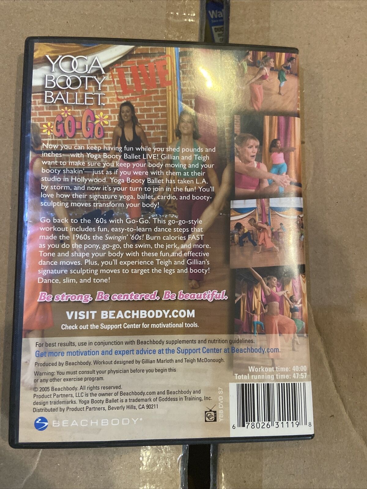 "Yoga Booty Ballet Live - Go-Go" (BeachBody DVD 2005) - get fit by booty-shaking