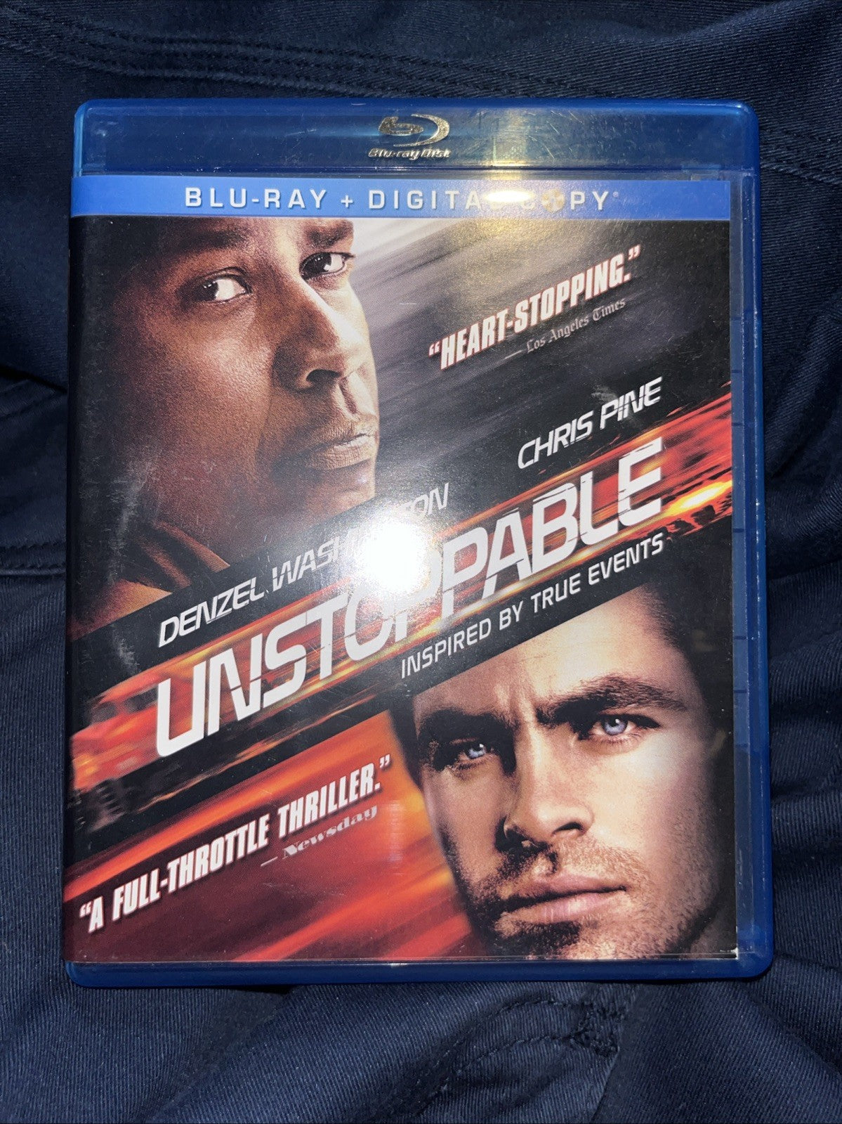 Unstoppable (Blu-ray, 2010) New.  No Digital Download
