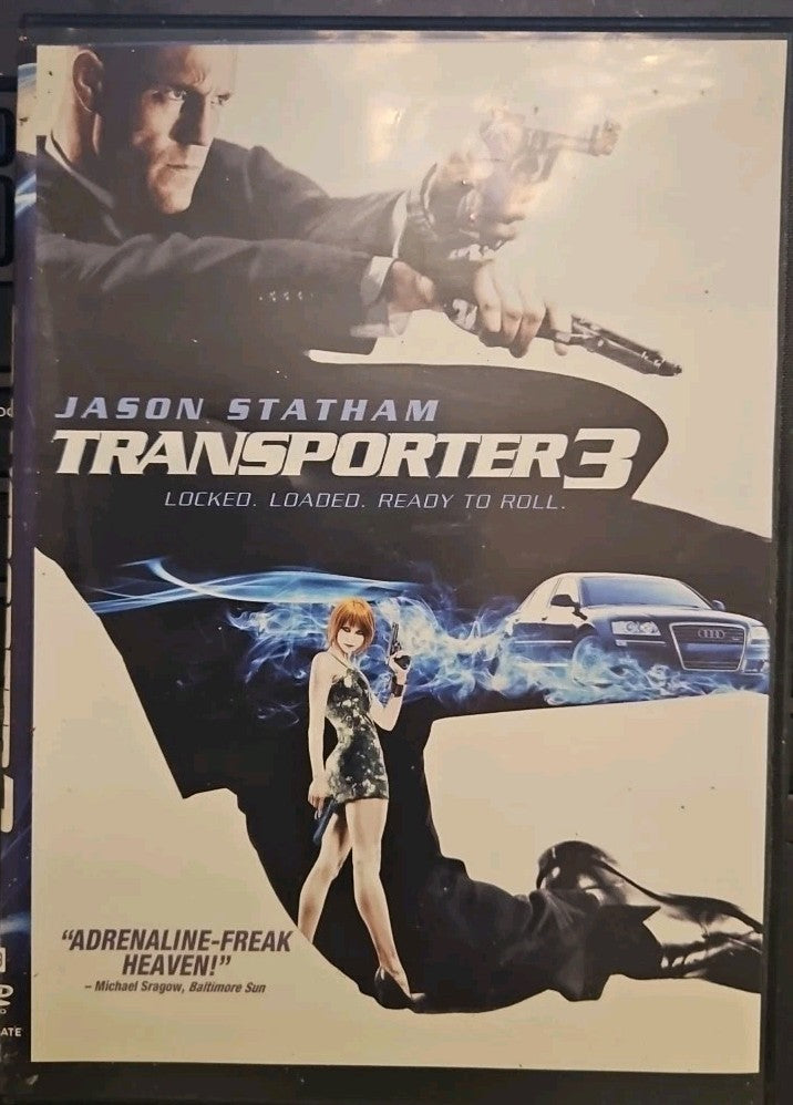 Jason Statham Transporter 3 (DVD) Slim Case Cropped Artwork