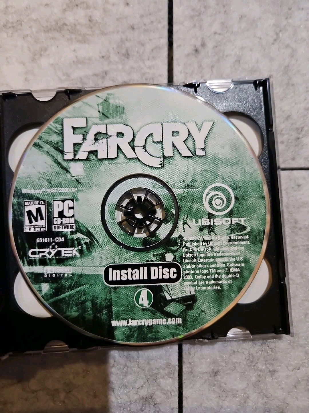 Farcry (PC) Missing Disc 3