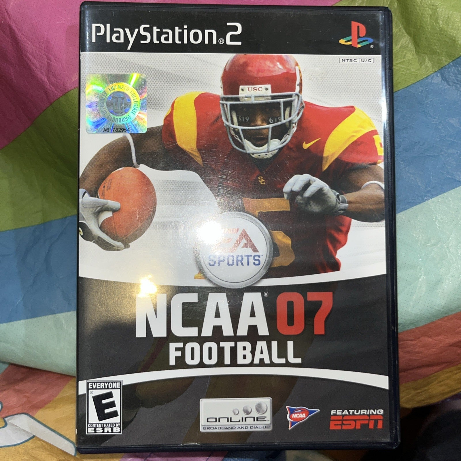 NCAA Football 07 (PS2) Tested. No Manual. No Scratches . See Pics