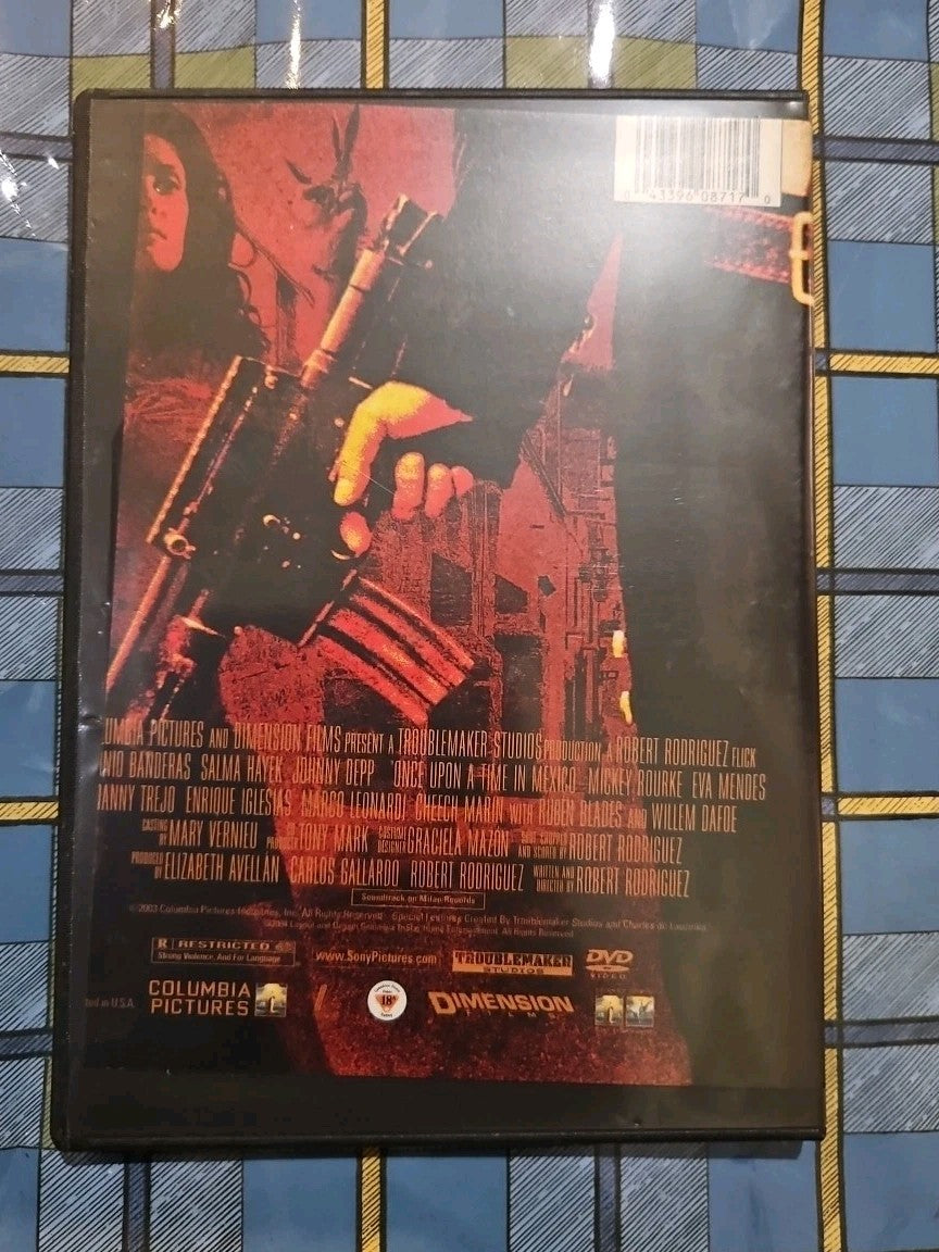 Once Upon a Time in Mexico (DVD, 2003) Tested slim case croft hard work