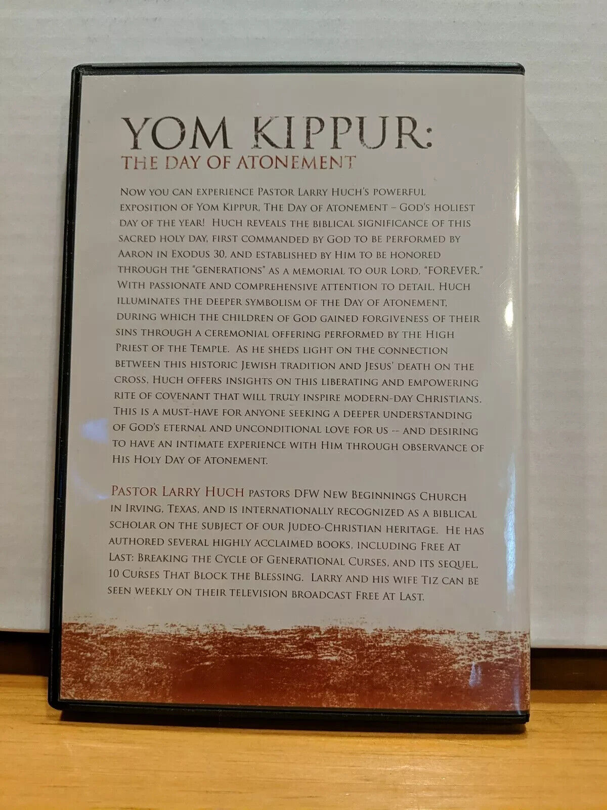 YOM KIPPUR THE DAY OF ATONEMENT - Pastor Larry Huch DVD