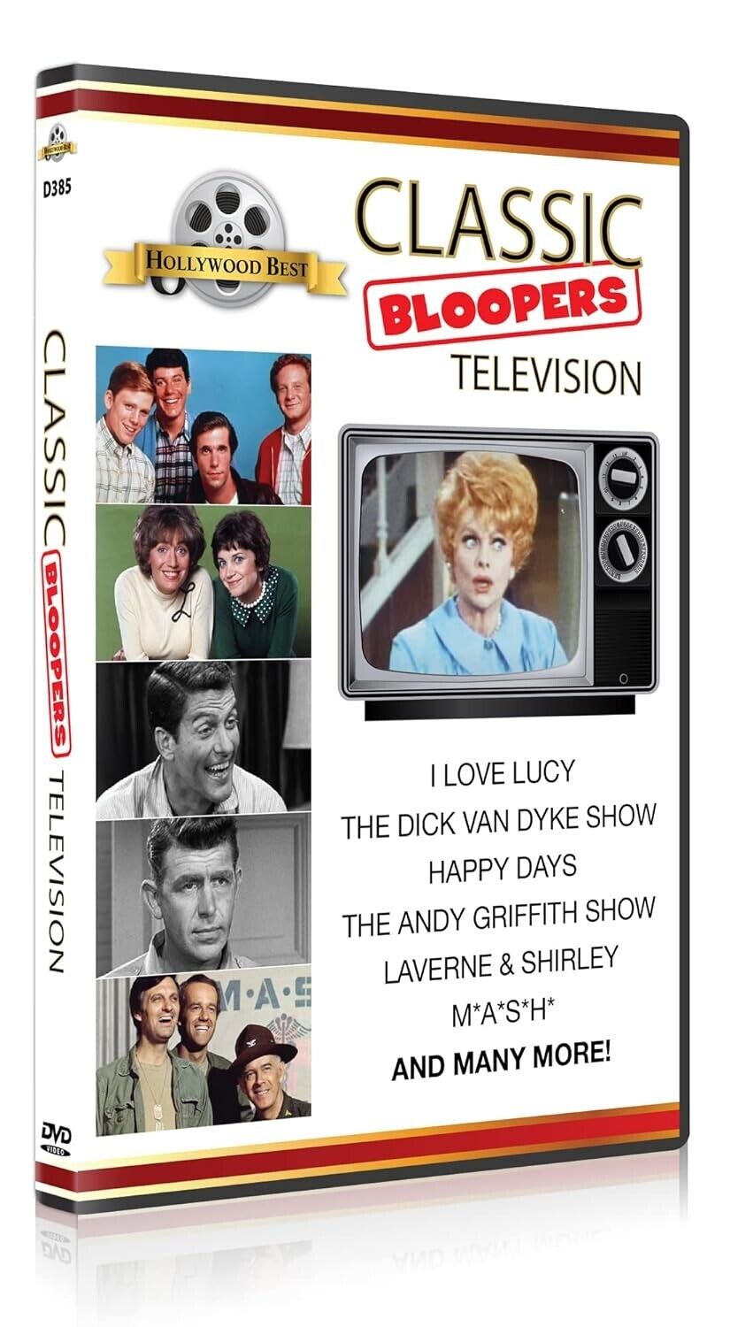 Classic Bloopers: Television (DVD) Film Comedy Henry Winkler William Shatner NEW