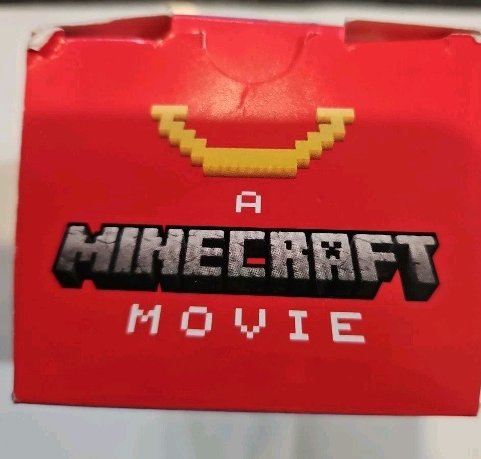 McDonald’s Minecraft Movie Pink Sheep #8 Happy Meal Toy *New In Box*
