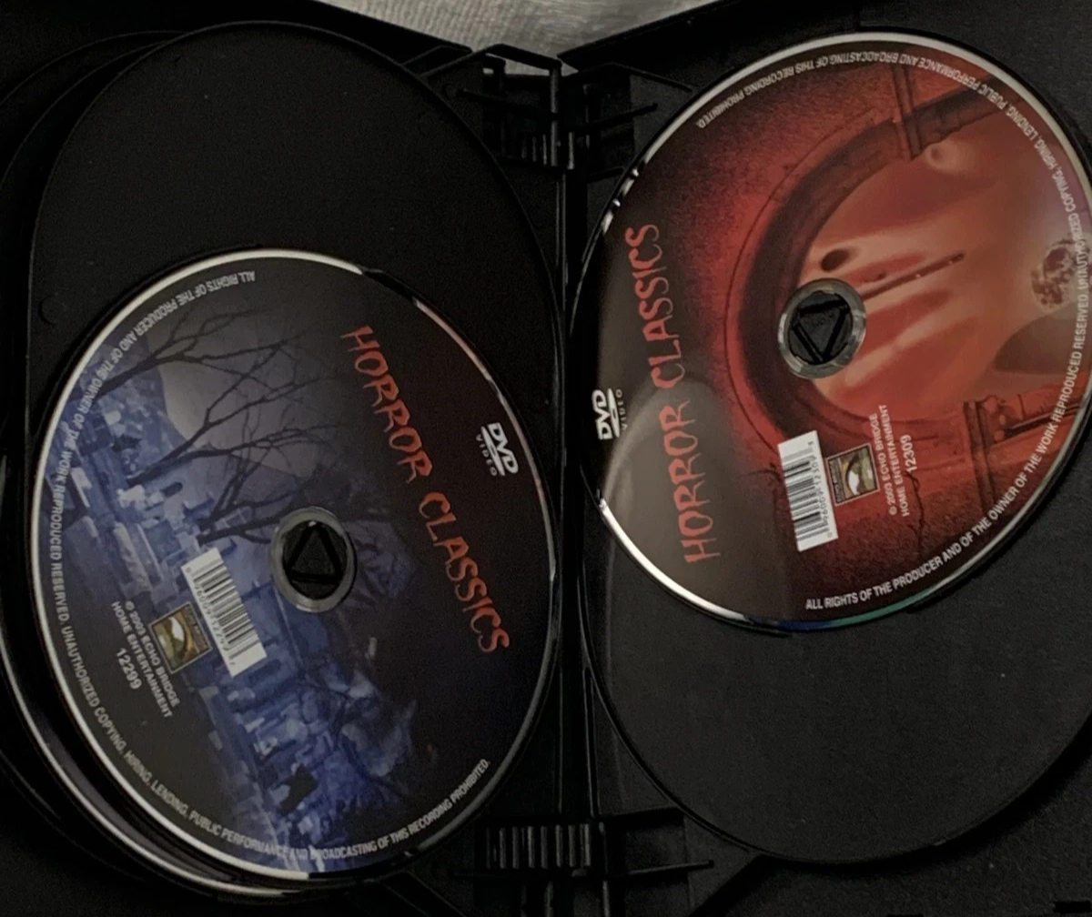 Horror Collection, Vol. 1 (DVD, 2008, 10-Disc Set) tested. no scratches
