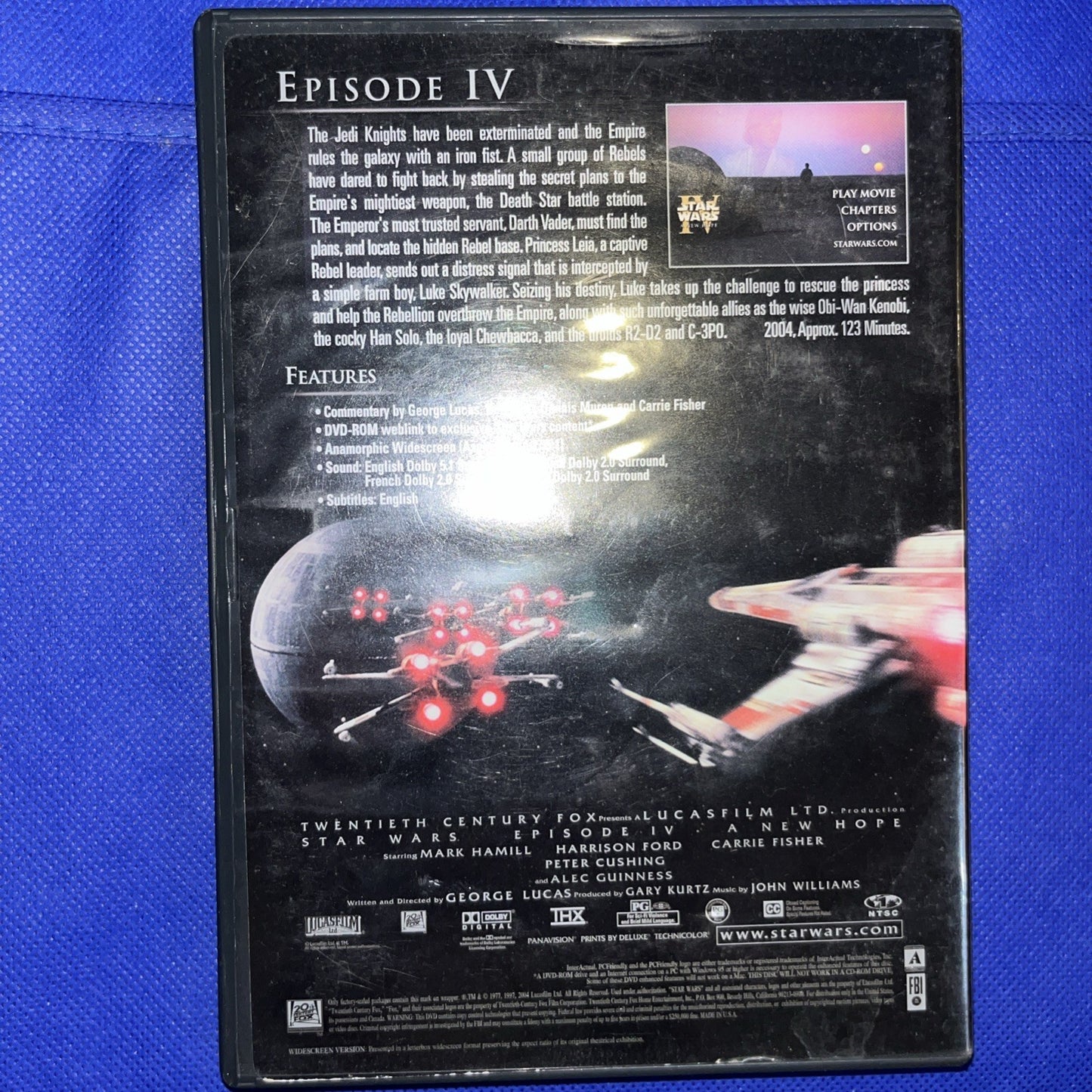 Star Wars IV A New Hope (DVD)