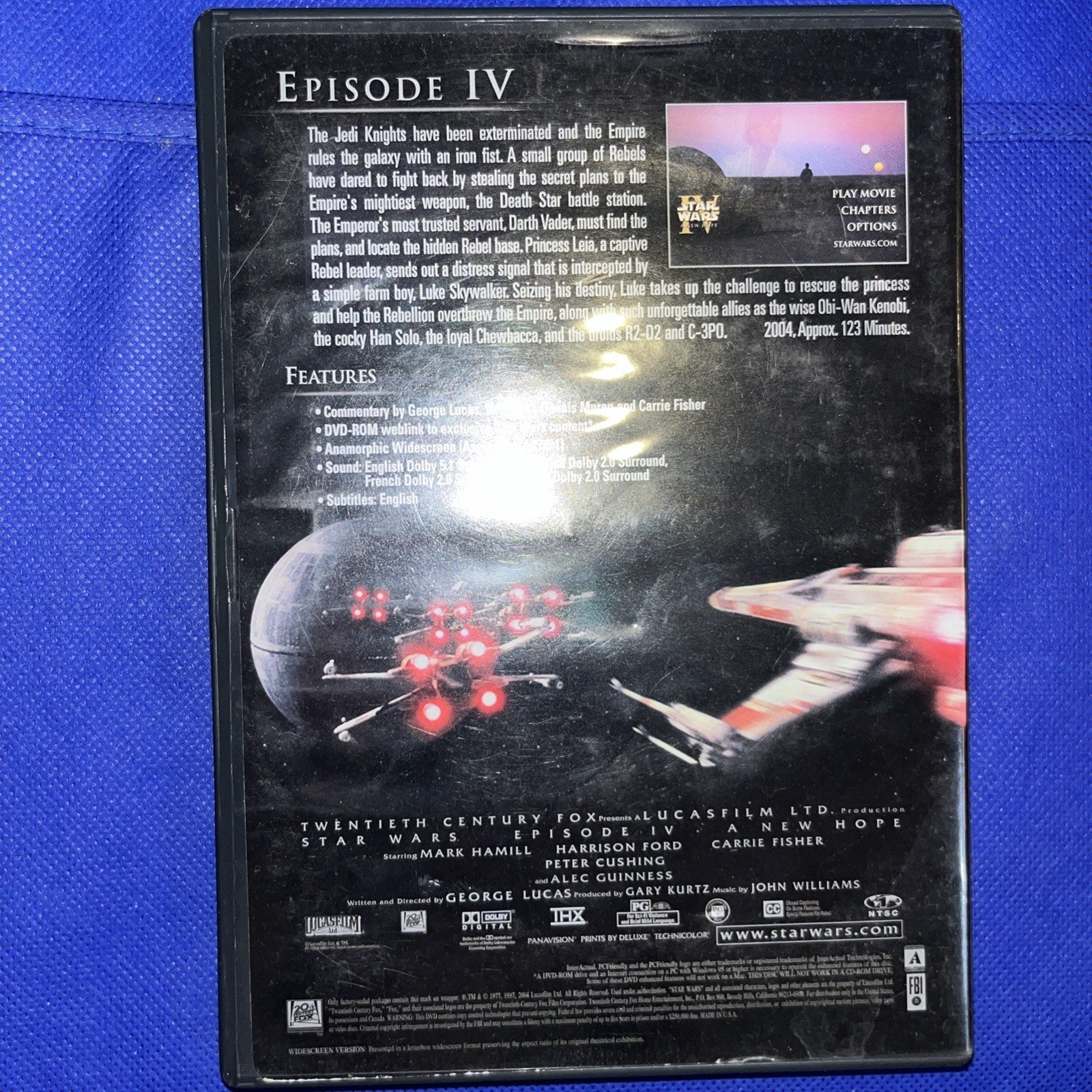 Star Wars IV A New Hope (DVD)