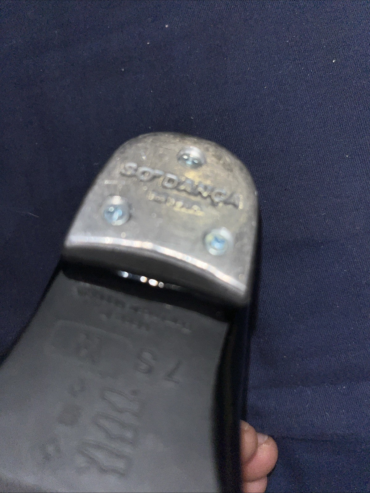 So Danca Kids Tap Shoes Black. Lightly Used  Size W 7 S