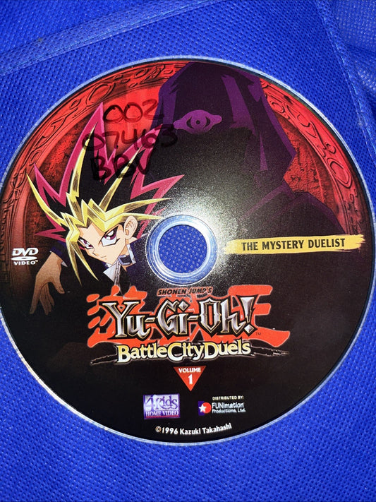 The Mystery Duelist (DVD) Yu-Gi-oh! Battle City Duels. Disc Only