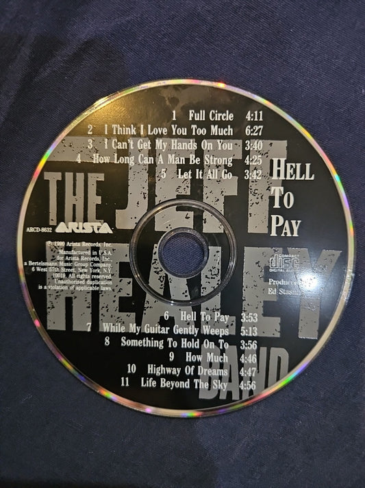 Jeff Healy Band Hell To Play (CD) DISC ONLY