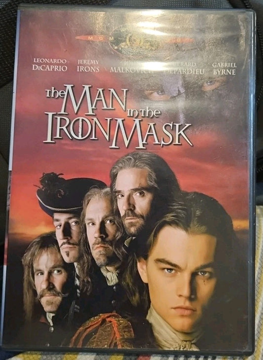 The Man in the Iron Mask (DVD, 1998) Tested. No Scratches. New Case