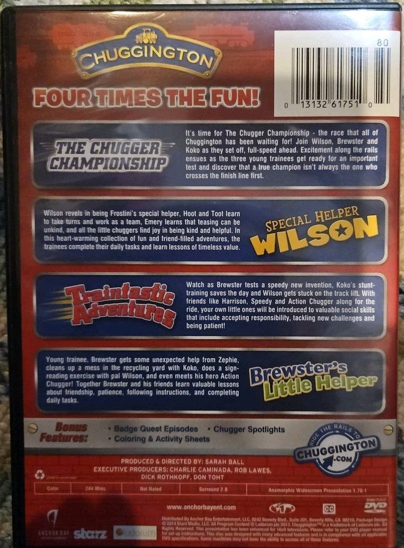 Chuggington: 4-Disc Set (DVD) New Sealed