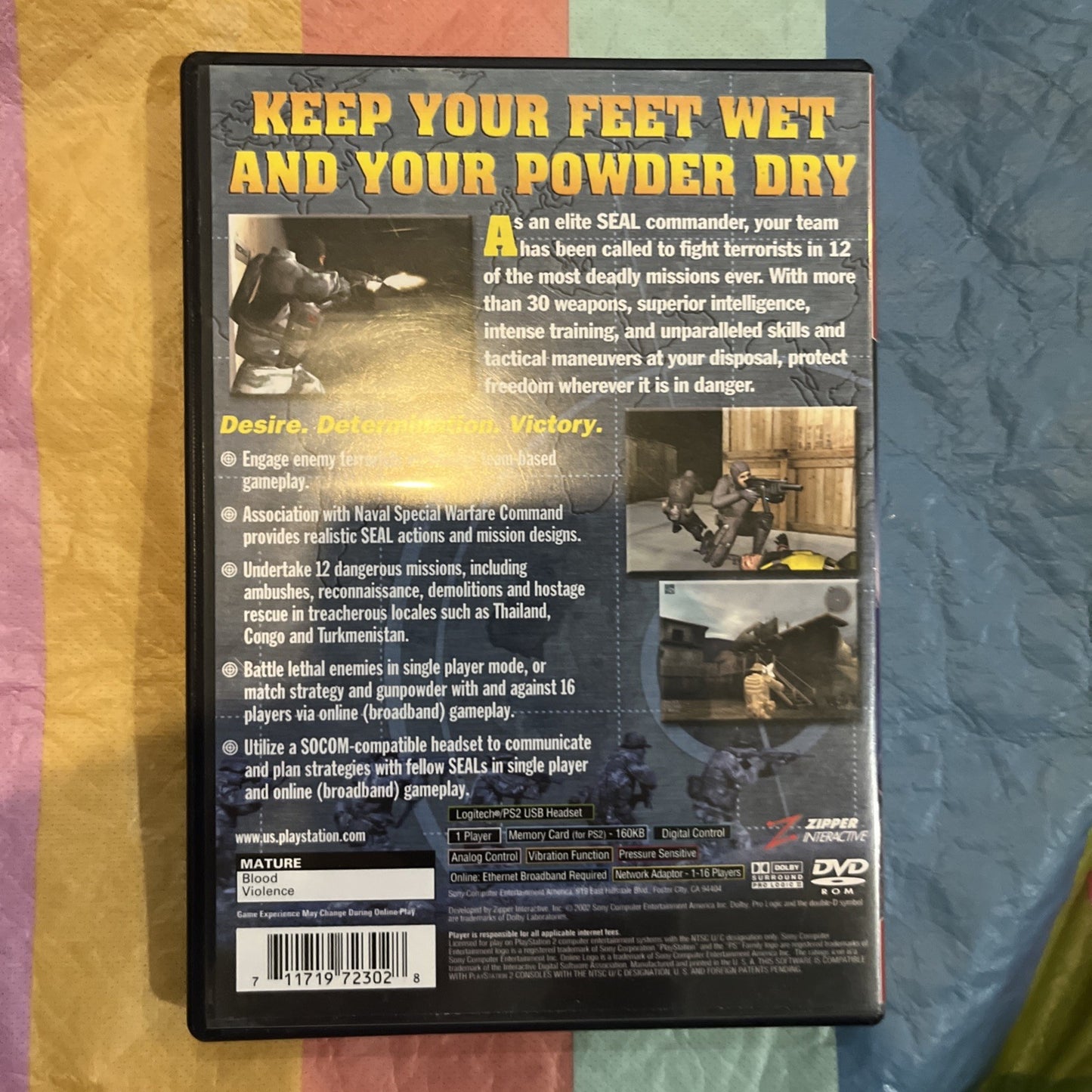 SOCOM: U.S. Navy SEALs Greatest Hits (Sony PlayStation 2, 2003)