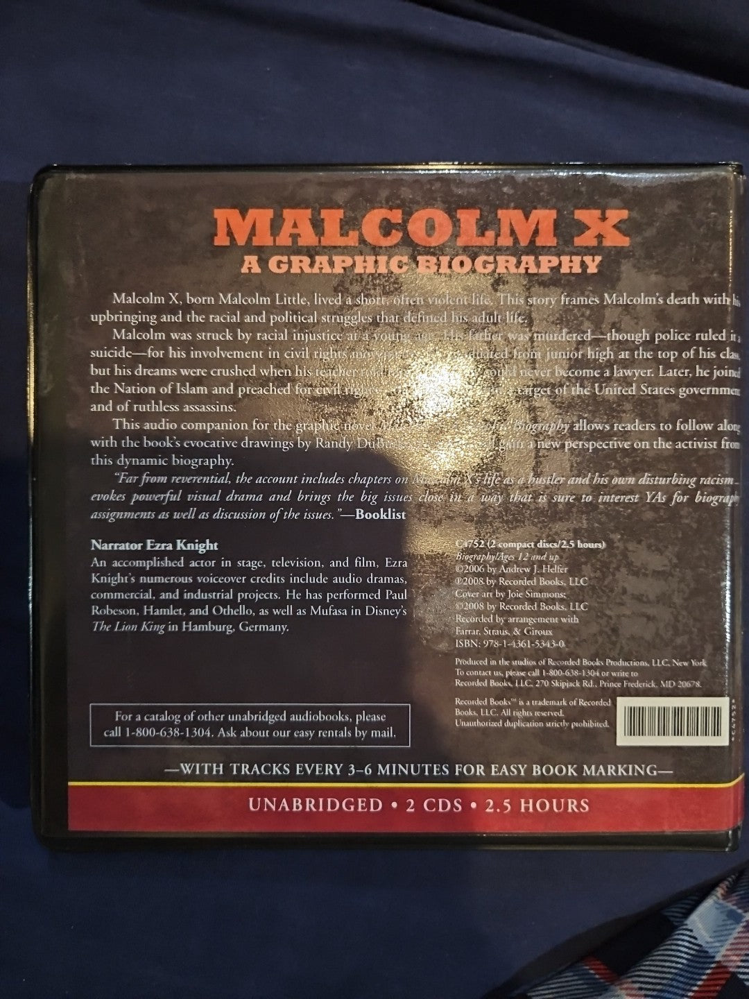 Malcom X: A Graphic Biography Audiobook (CD)
