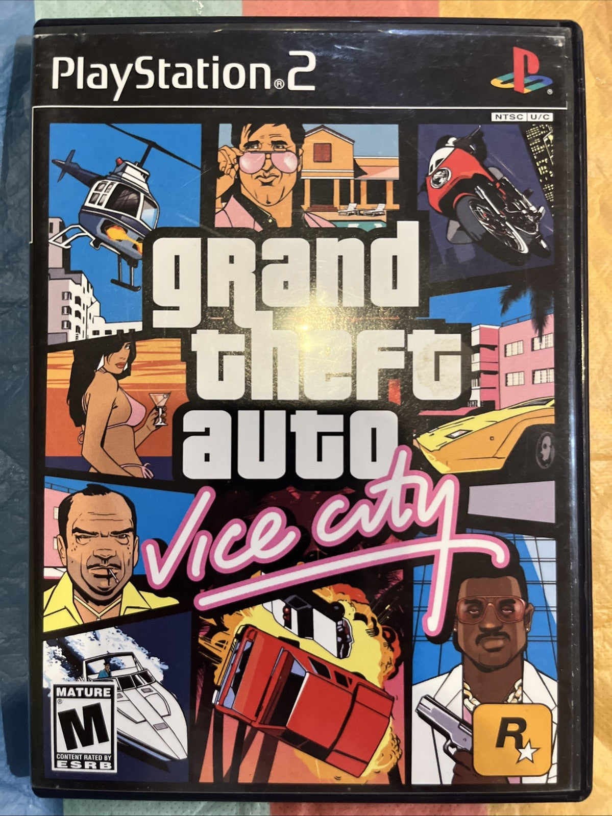 Grand Theft Auto: Vice City ( PS2) No Manual. Tested . See Pics