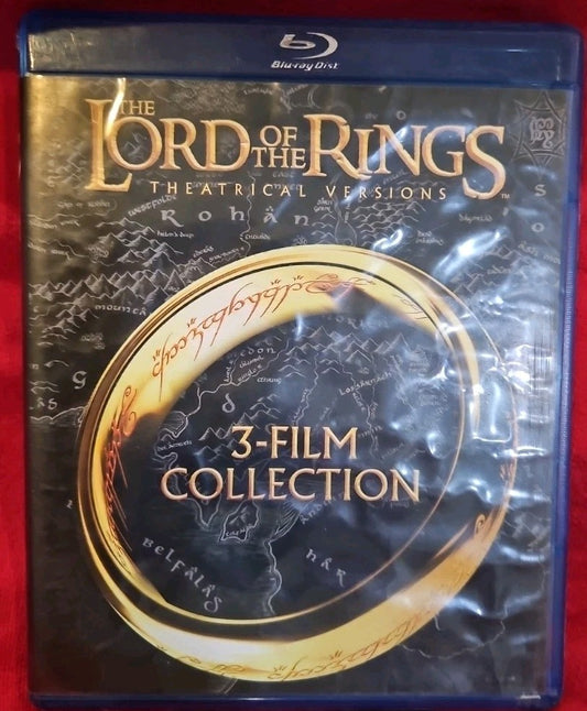The Lord of the Rings: 3-Film (Blu-ray) No Digital Download. New Sealed