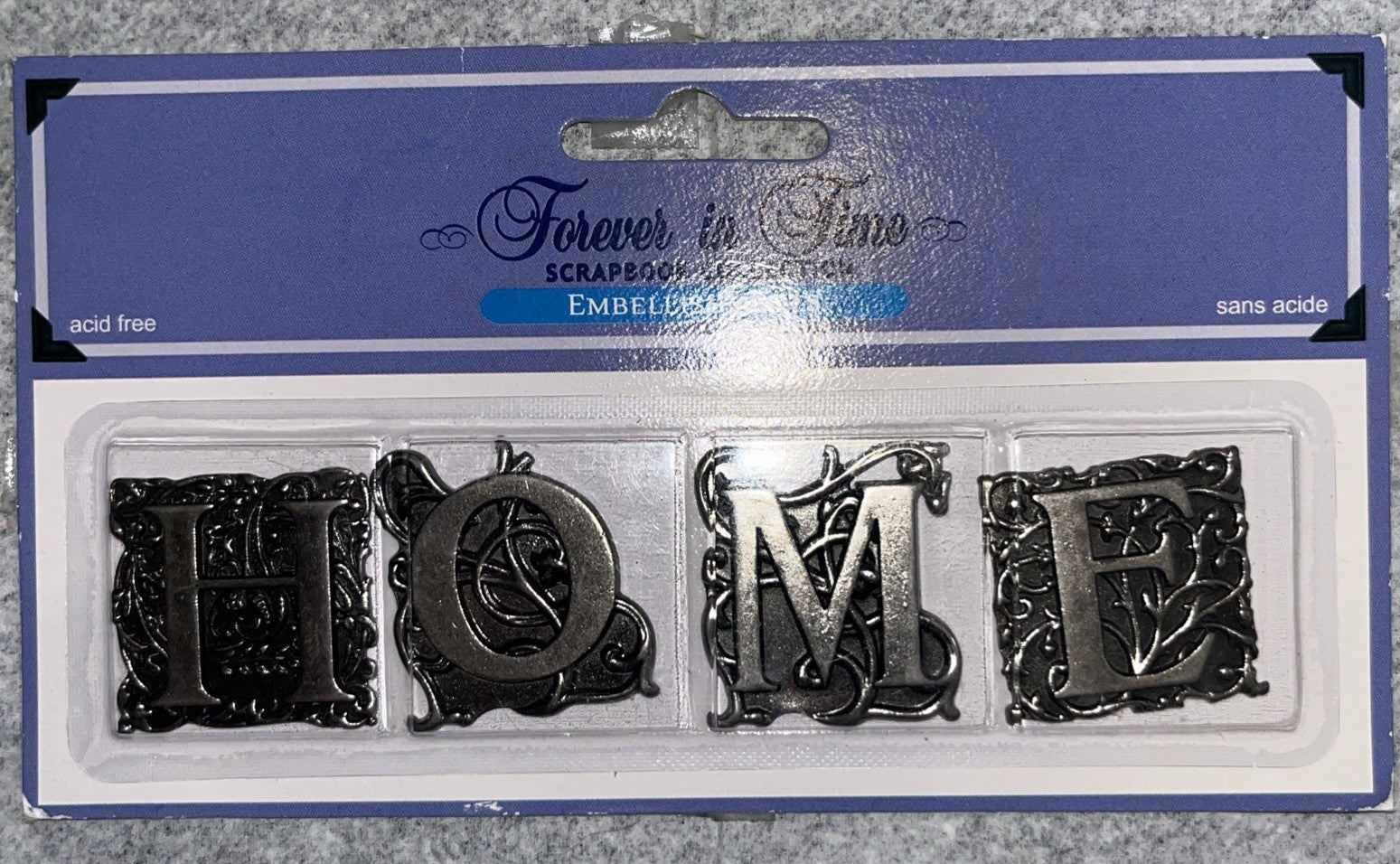 Forever In Time Scrapbook Collection Embellishments “HOME”