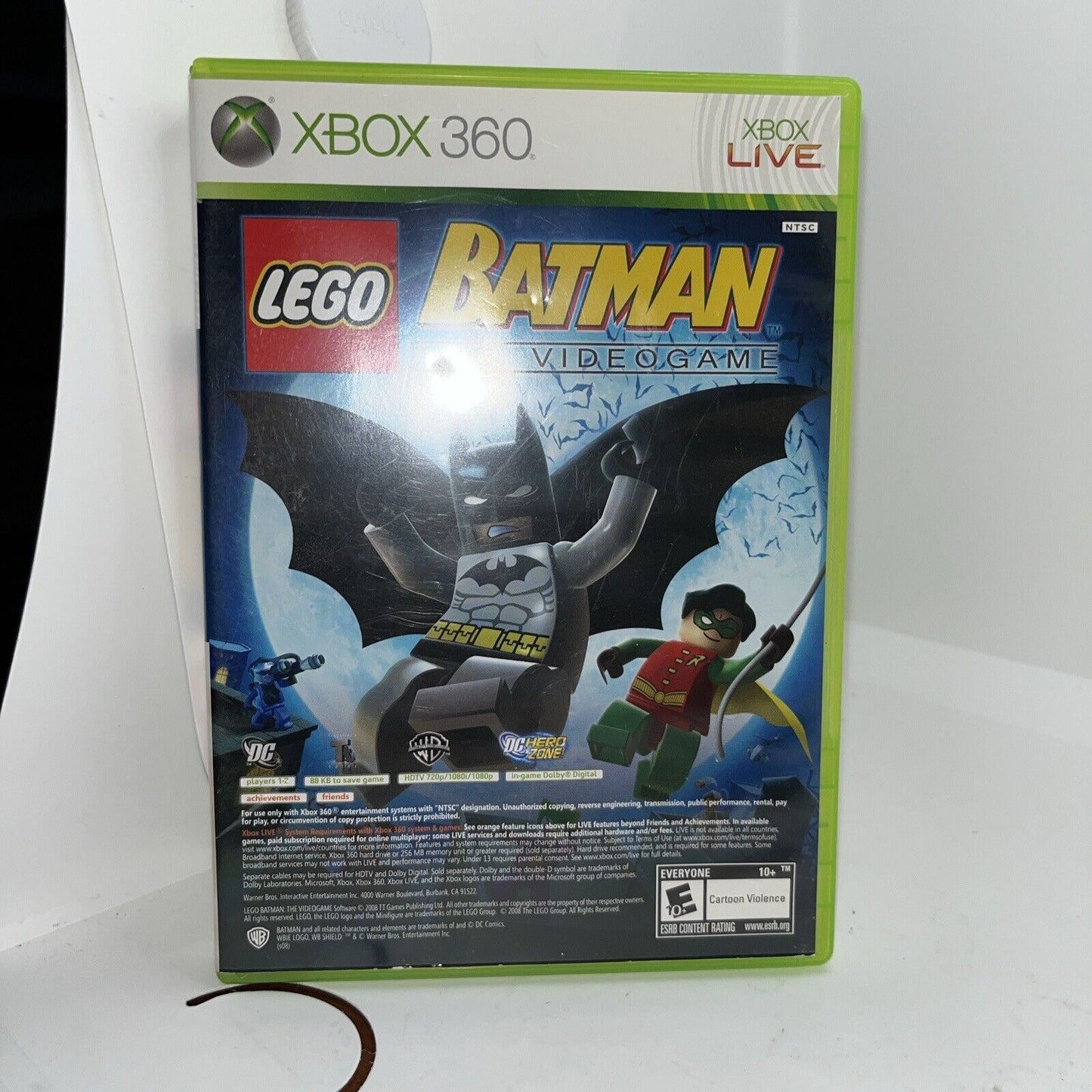 Lego Batman/Pure Xbox 360 Dual Disc's Complete In Box