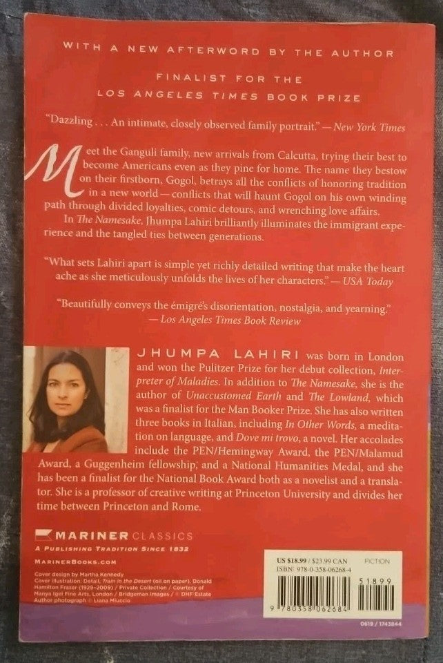 Namesake : A Novel by Jhumpa Lahiri (2019, Trade Paperback)