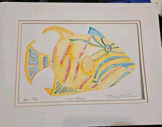 "Queen Trigger" Patricia Hagstrom" Textured Originsl Painting