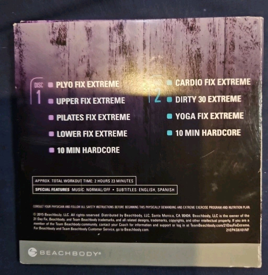 BeachBody - 21 Day Fix Extreme, 2 DVD Set