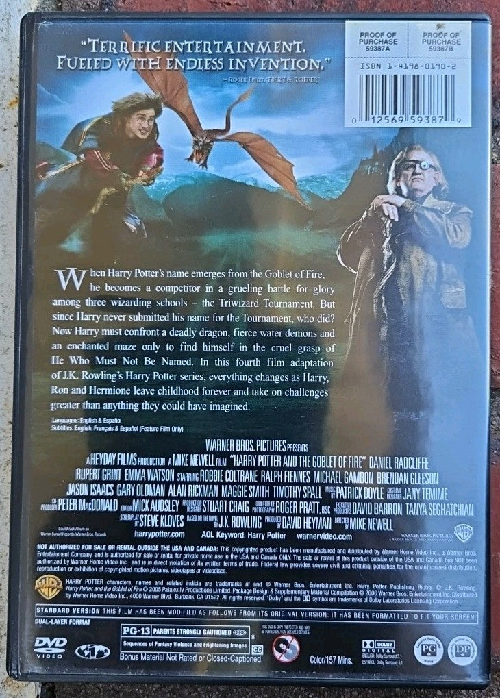 Harry Potter 5 Movie Collection (DVD) Tested