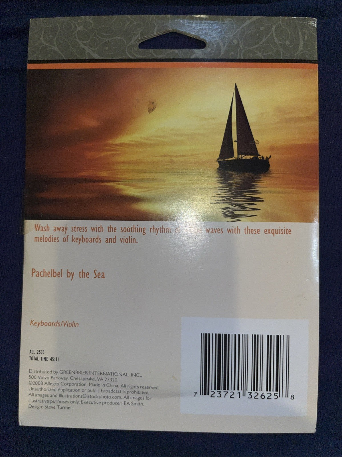 Pachelbel by the Sea by Various Artists (CD, Jul-2007, Allegro (USA))
