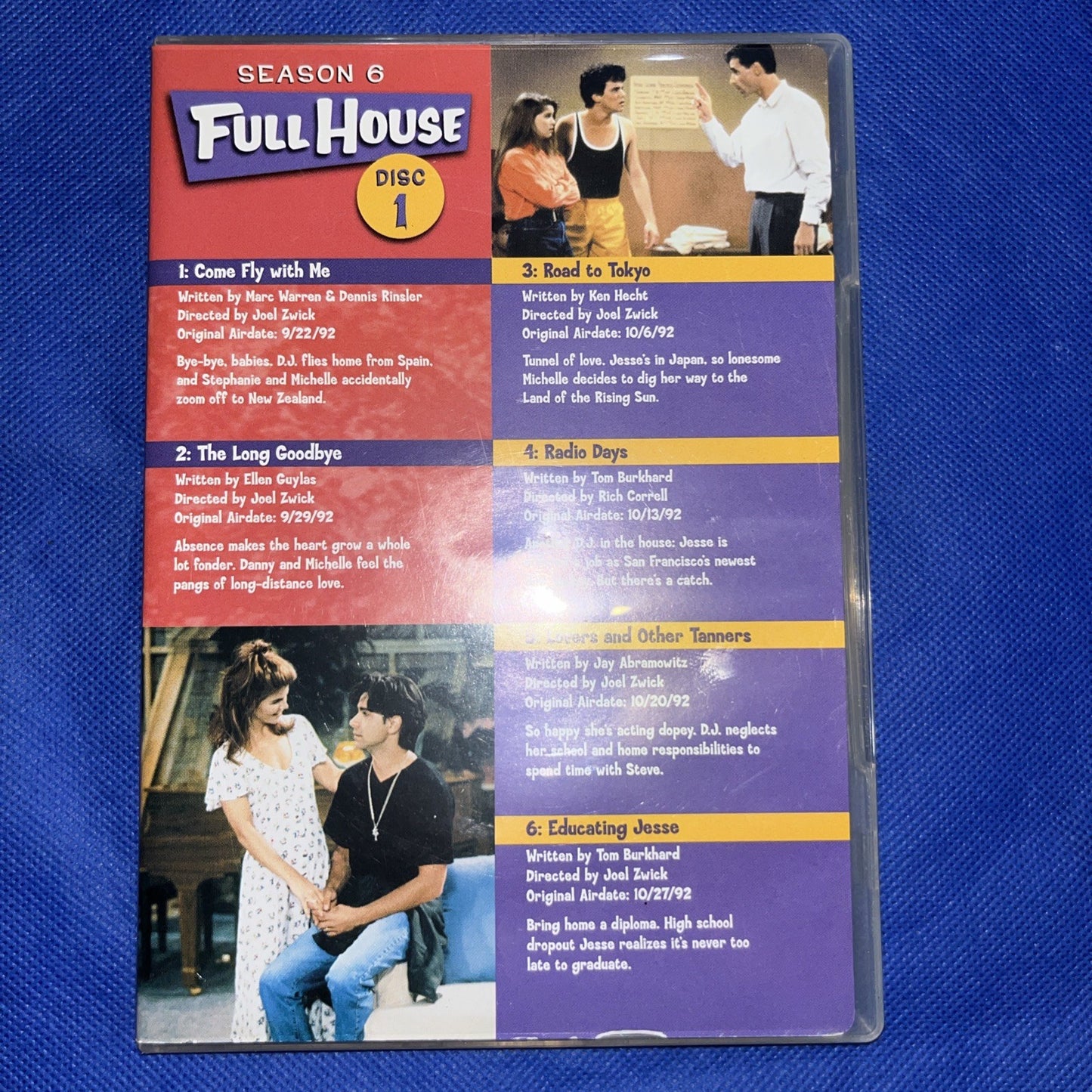 Full House Season 6 Disc 1, 2, & 4 Only