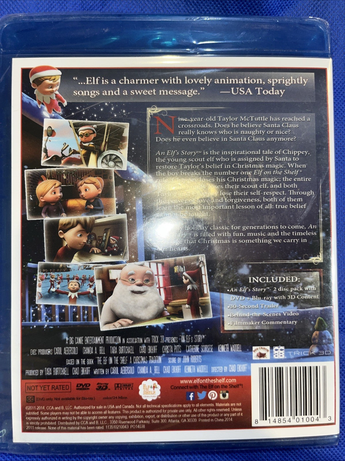 Elf on the Shelf (Bluray + DVD)  Sealed
