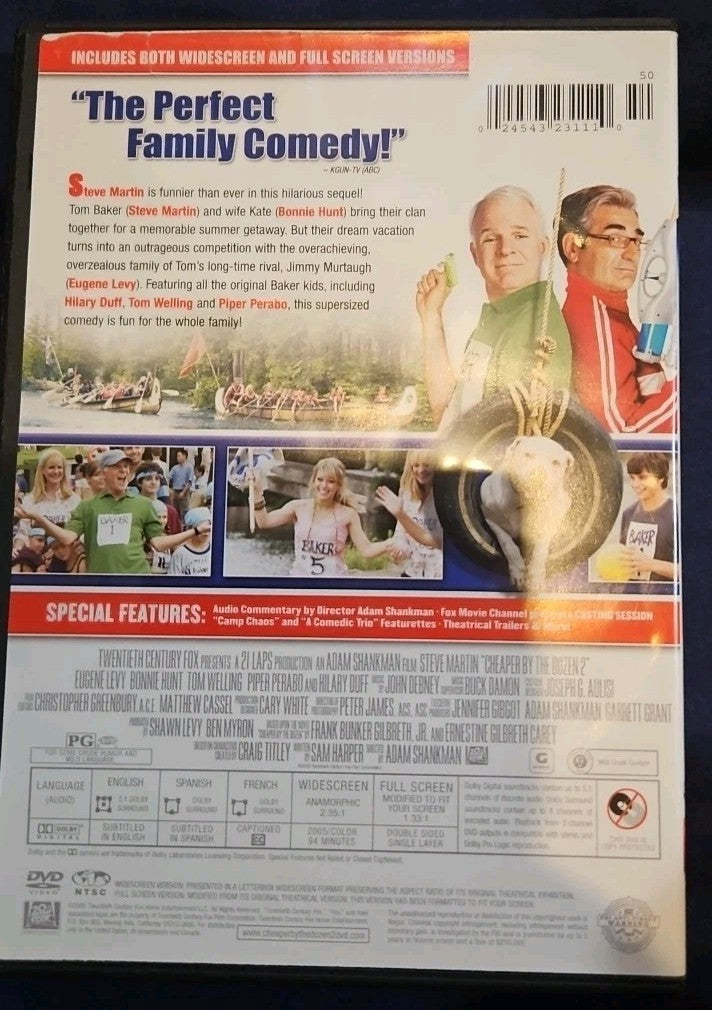 Cheaper by the Dozen 2 (DVD, 2005) New Sealed