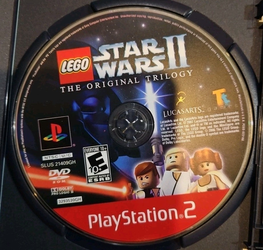 Lego Star Wars 2 the Original Trilogy (PS2) Tested. Mint. W/Manual