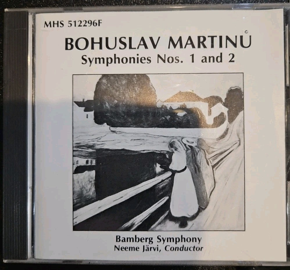 CD Neeme Jarvi - Bohuslav Martinu Symphonies Nos. 1 and 2 MHS Bamberg Symphony