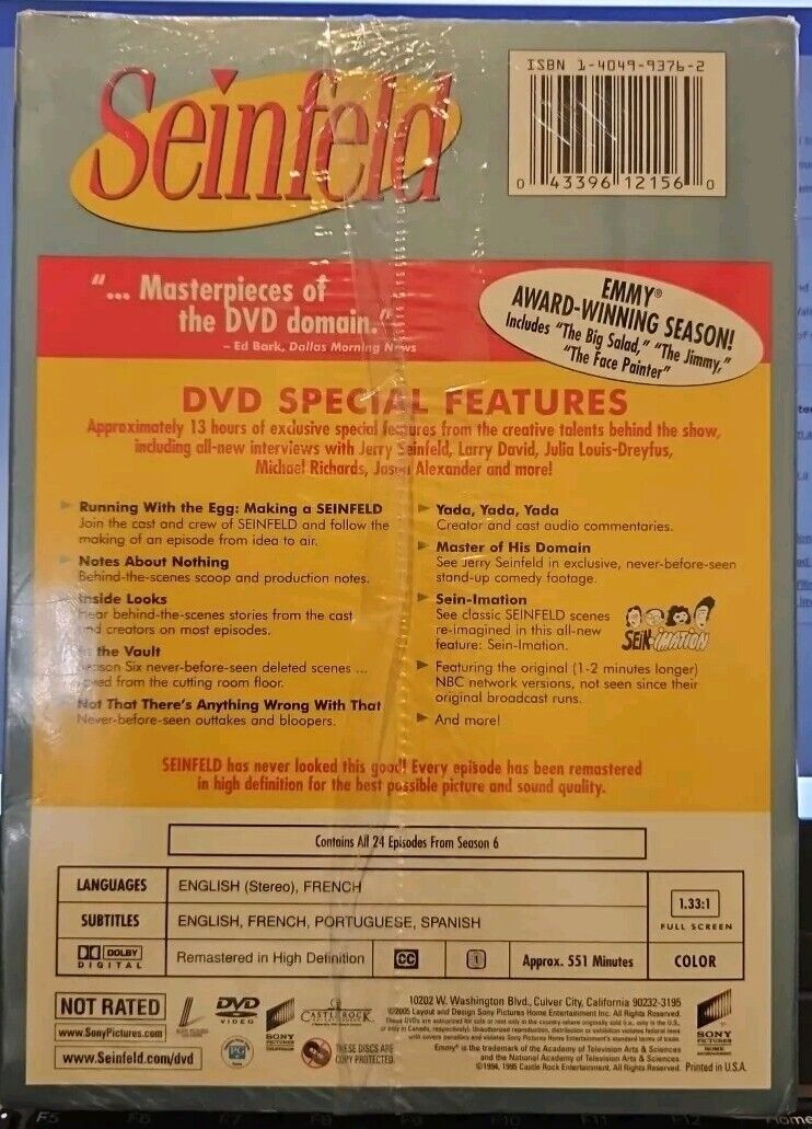 Seinfeld: Season 6 (DVD)