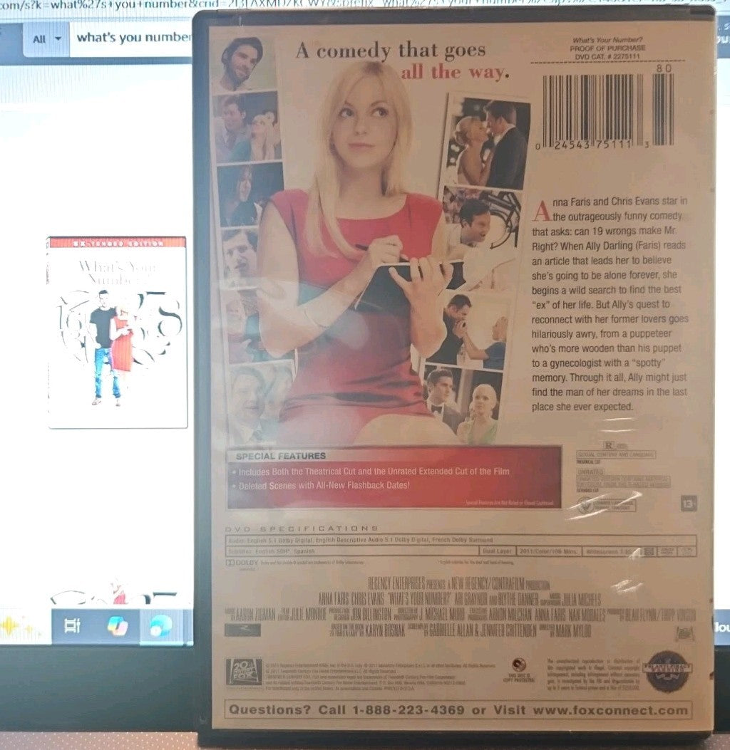 What's Your Number? (DVD, 2011)