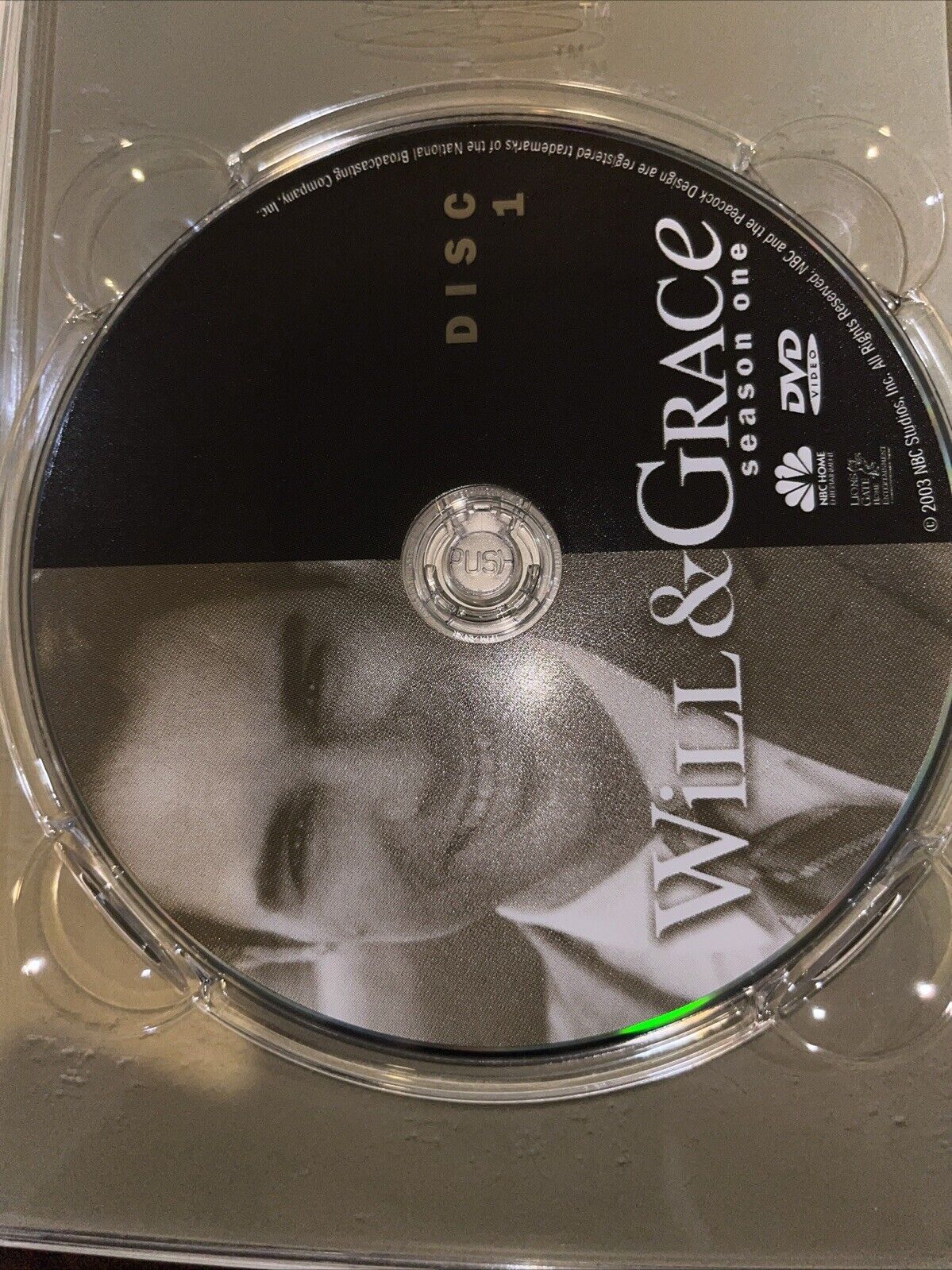 Will  Grace - Season 1 (DVD, 2003, 4-Disc Set) Tested Discs Are Pristine ￼