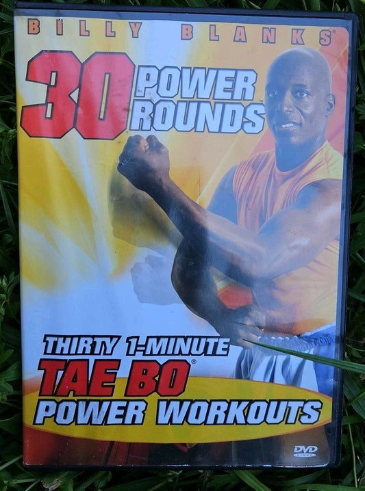 Billy Blanks Tae Bo 30 Rounds (DVD) Artwork Damaged. Tested. New Case