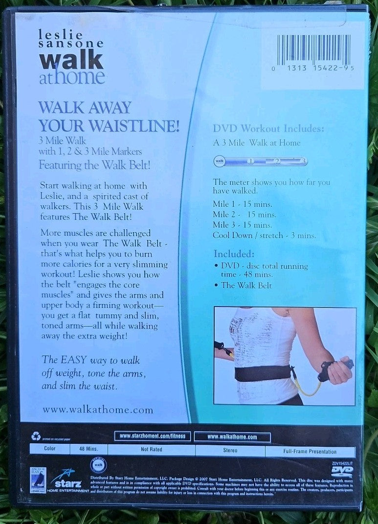 Walk Away the Waistline (DVD, Only) Damaged Artwork. Tested. New Case