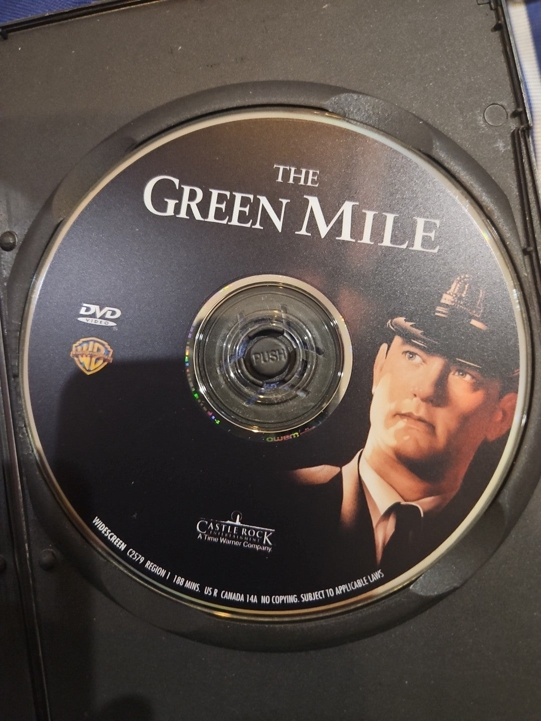 The Green Mile (DVD, 1999) Tested slim case cropped Artwork.