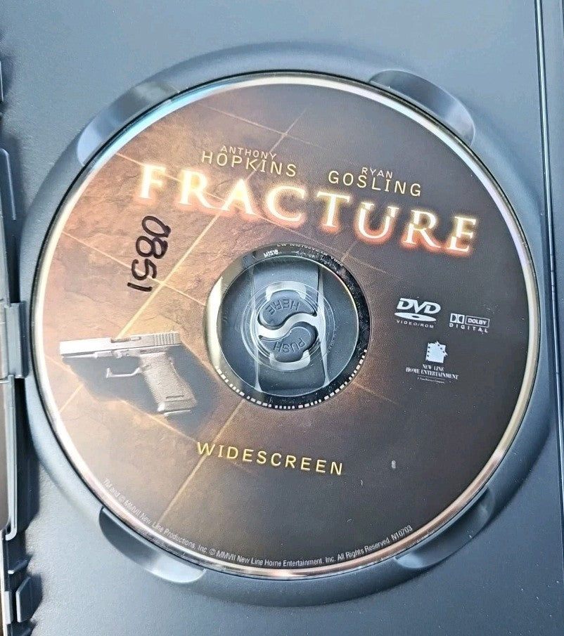 Fracture (DVD, 2007) Tested. No Scratches