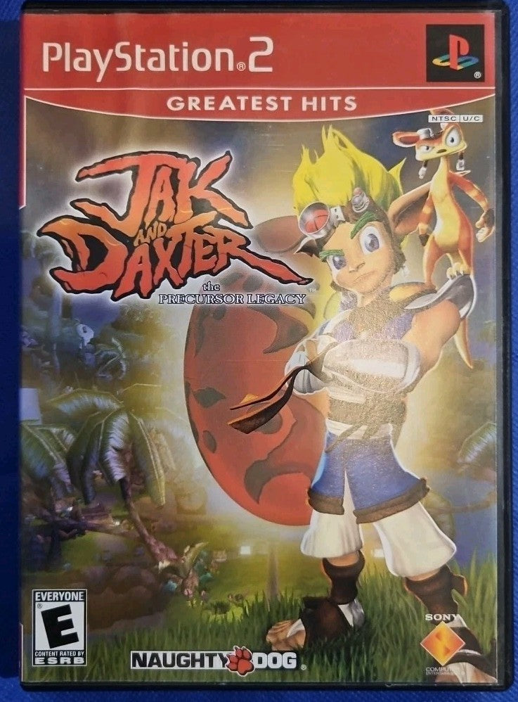Jak and Daxter: The Precursor Legacy Greatest Hits (PS2) Mint w/Map. Tested